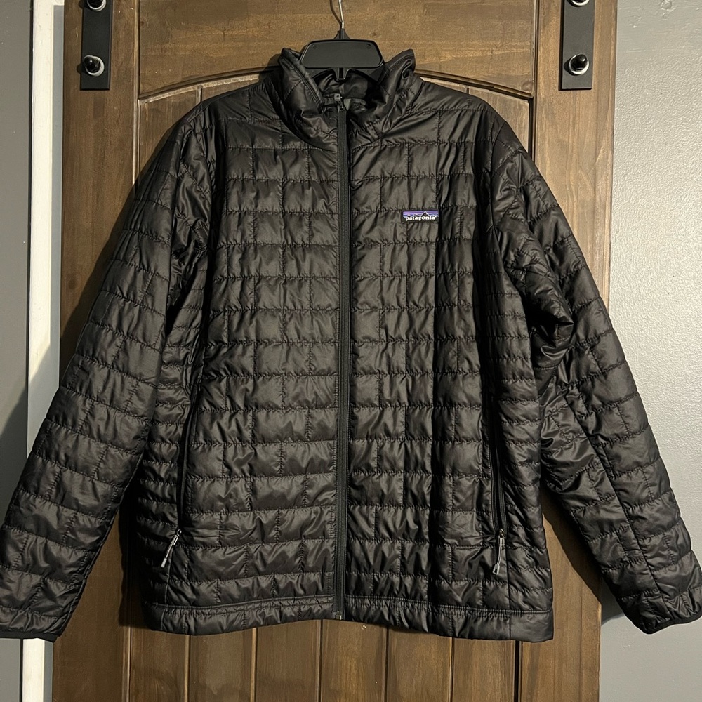 Womens Patagonia Nano Puff Jacket size XXL Black